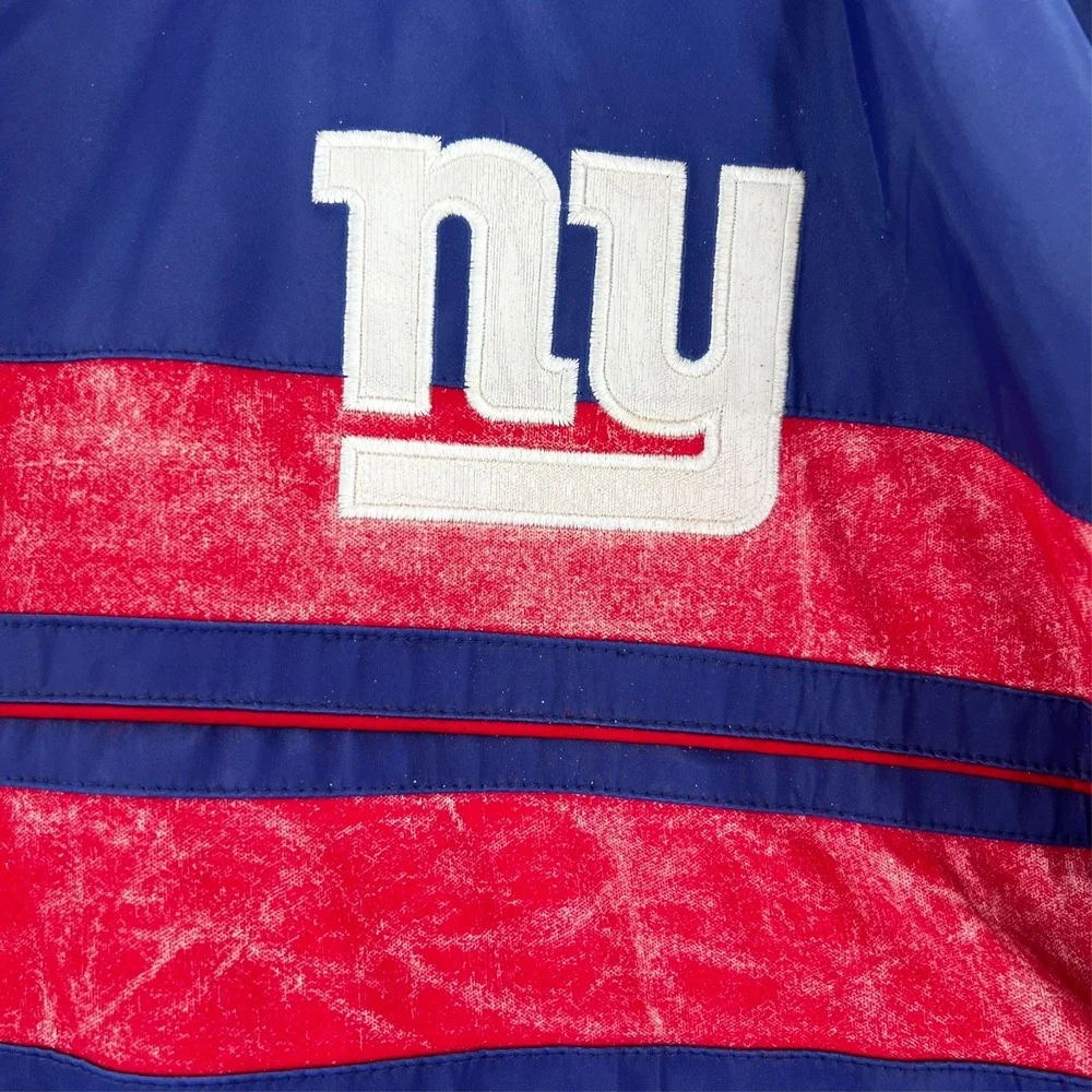 New‎ York Giants Vintage Reebok NFL Full Zip Puffer Jacket Men XL 80's-90's READ